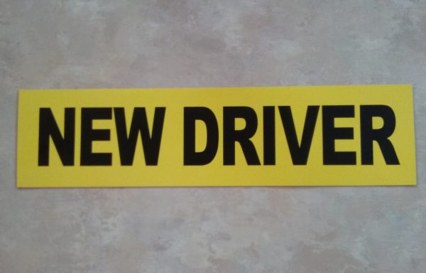 Magnetic New Driver Signs