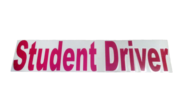 Student Driver Warning – Sign